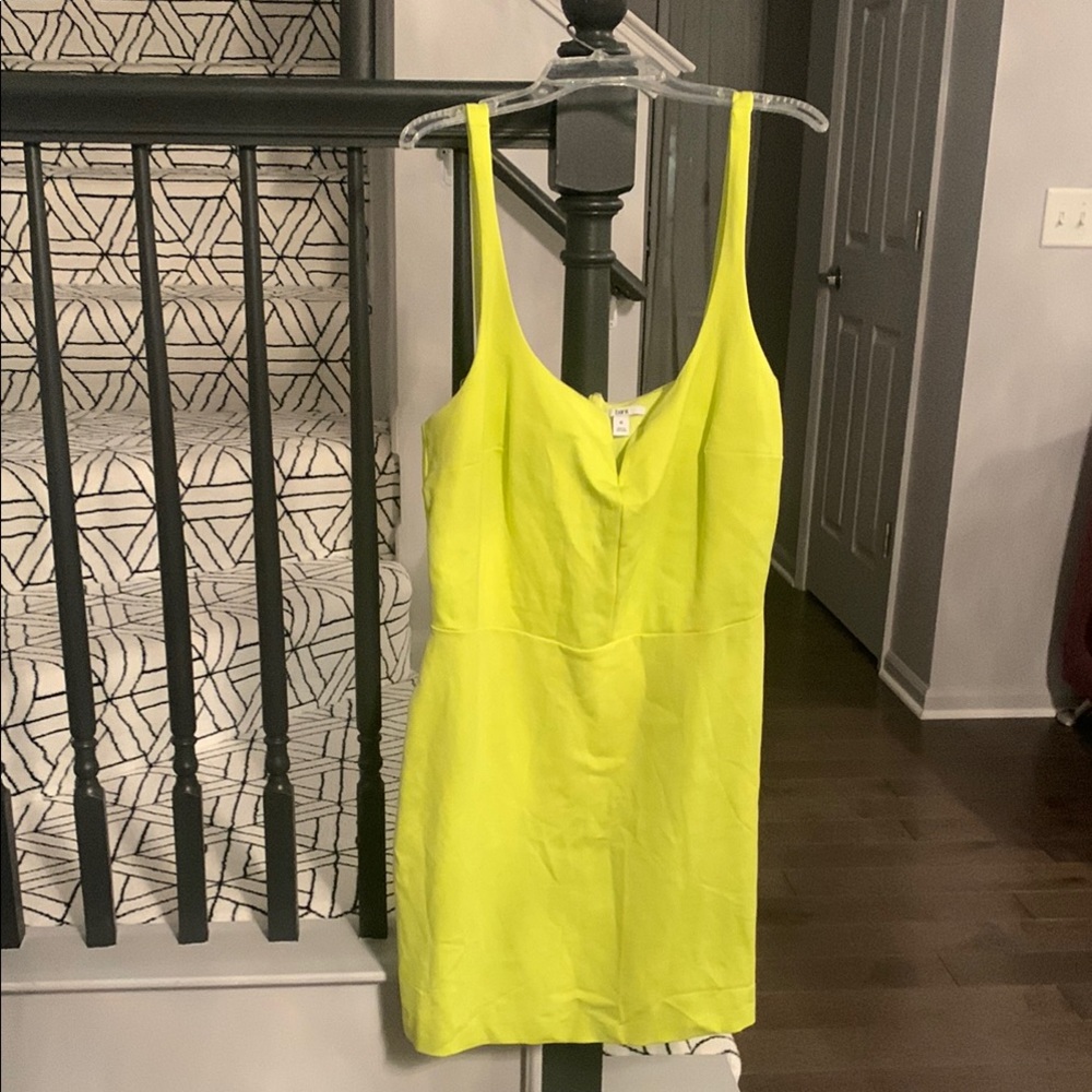 Bar lll Neon Yellow Sleeveless Dress
